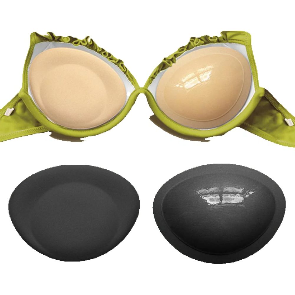 Push Up Bra Silicone - 4cm 두꺼운 브래지어 패드 삽입 재사용