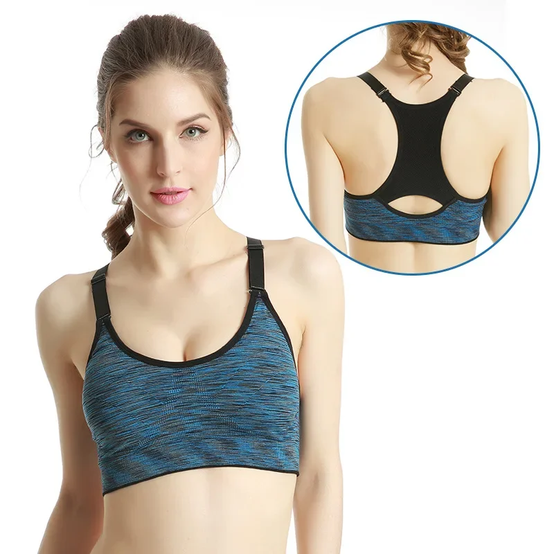 Minimizer Bra Women - 여성용 스포츠 브라, 체육관 조깅 크롭탑,