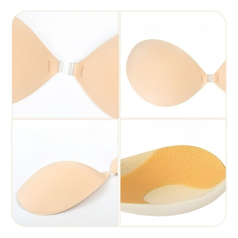 푸쉬업 스티키 브라 두꺼운 투명 실리콘 가슴 패드 접착 - Push Up Bra Silicone 리뷰 및 가격