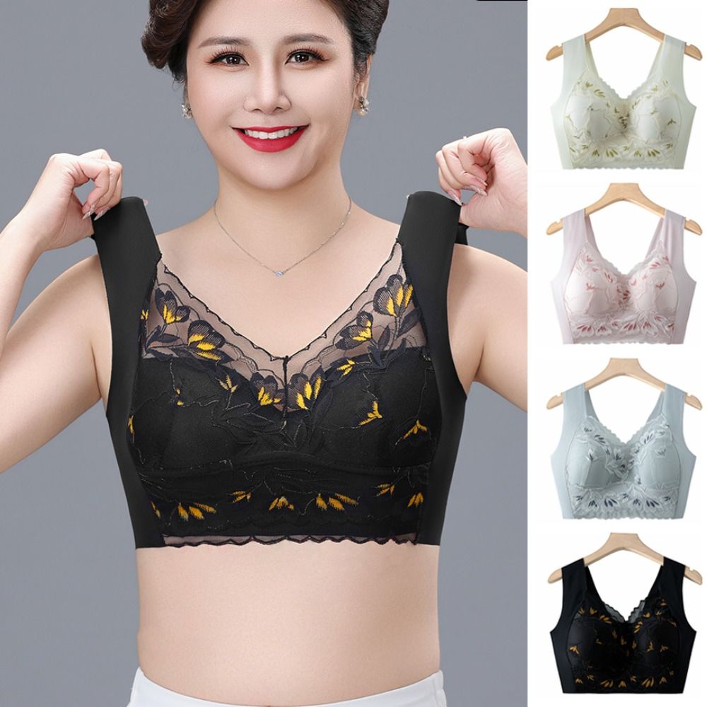 패션 플러스 사이즈 레이스 무선 브라 푸쉬업 충격방지  - Minimizer Bra Women 리뷰 및 가격