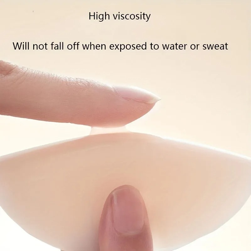 재사용 가능한 유두 커버 1쌍, 투명한 꽃잎 모양 접착 - Strapless Bra Adhesive 리뷰 및 가격