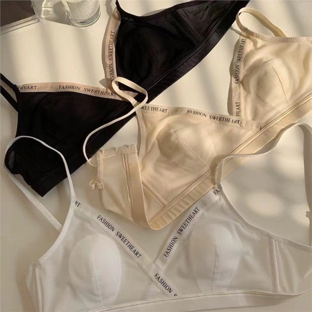 메쉬 얇은 무선 딥 V 브라, 몸에 꼭 맞는 충격 방지 - Plunge Bra Push Up 리뷰 및 가격