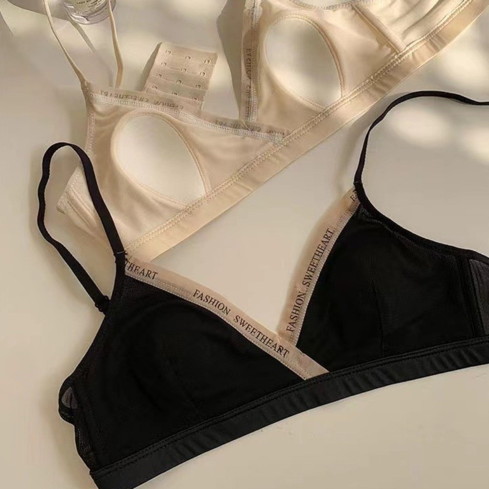 메쉬 얇은 무선 딥 V 브라, 몸에 꼭 맞는 충격 방지 - Plunge Bra Push Up 리뷰 및 가격