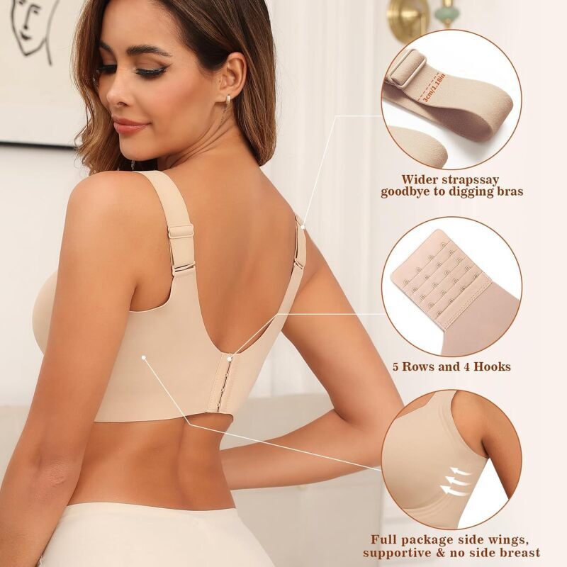 여성용 심리스 무선 푸쉬업 브라 풀커버 와이드 스트랩  - Mastectomy Bra Pocket 리뷰 및 가격