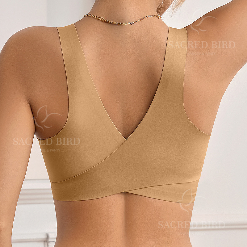 핫세일 부드러운 아이스 실크 무봉제 여성 브라 와이어프 - Mastectomy Bra Pocket 리뷰 및 가격