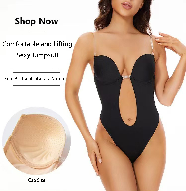 미끄럼 방지 접착식 백리스 바디 쉐이퍼 브라 U 플런지 - Minimizer Bra Women 리뷰 및 가격